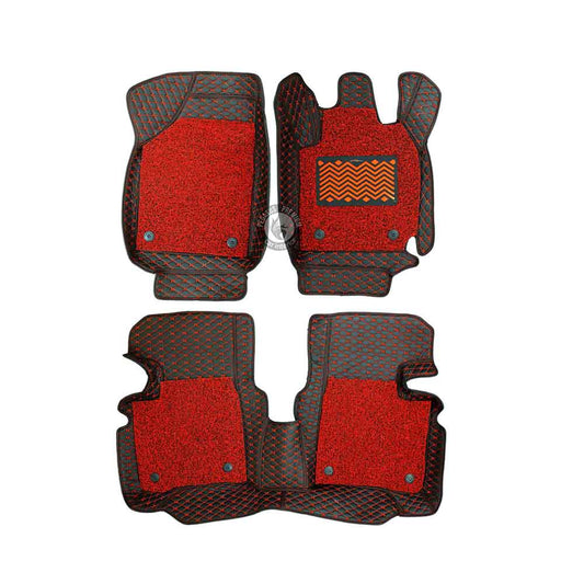 Car Floor Mats in Black Red Pegasus Premium