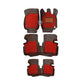 Car Floor Mats in Black Red Pegasus Premium