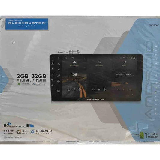 Blockbuster BBT-200X Car Android and Apple CarPlay Multimedia player