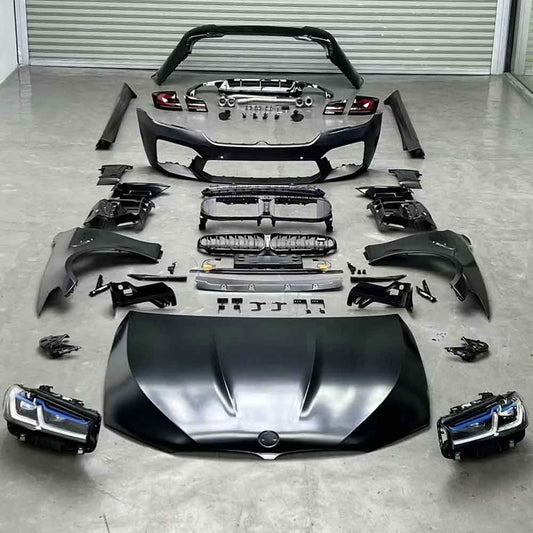 BMW 5 Series F10/F18 (2010-2017) to 2021+ G30/G38/F90 LCI M5 M-Sport Facelift Conversion kit