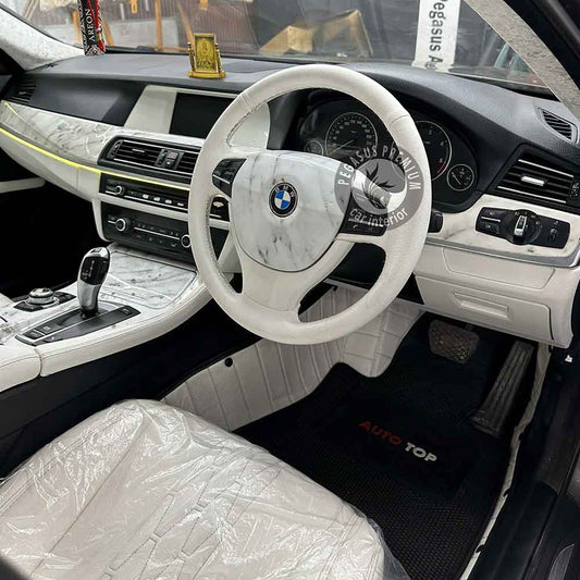 BMW Interior Modification in White - Pegasus Premium