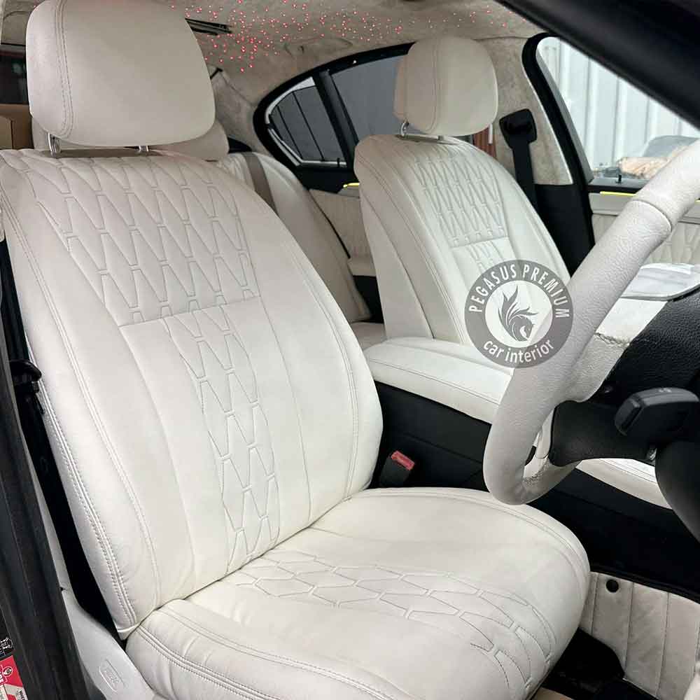 BMW Interior Modification in White - Pegasus Premium