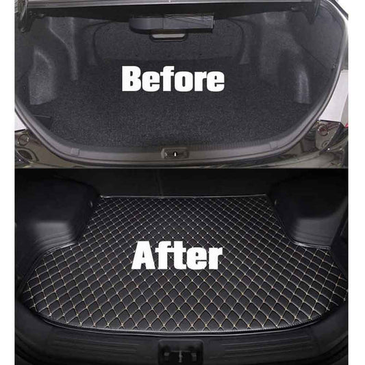 Car Dicky Mat - Car Boot Mat - Full Dicky Coverage Black