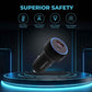 Car Charger 60W with Type-C and Micro USB Port  TC0014