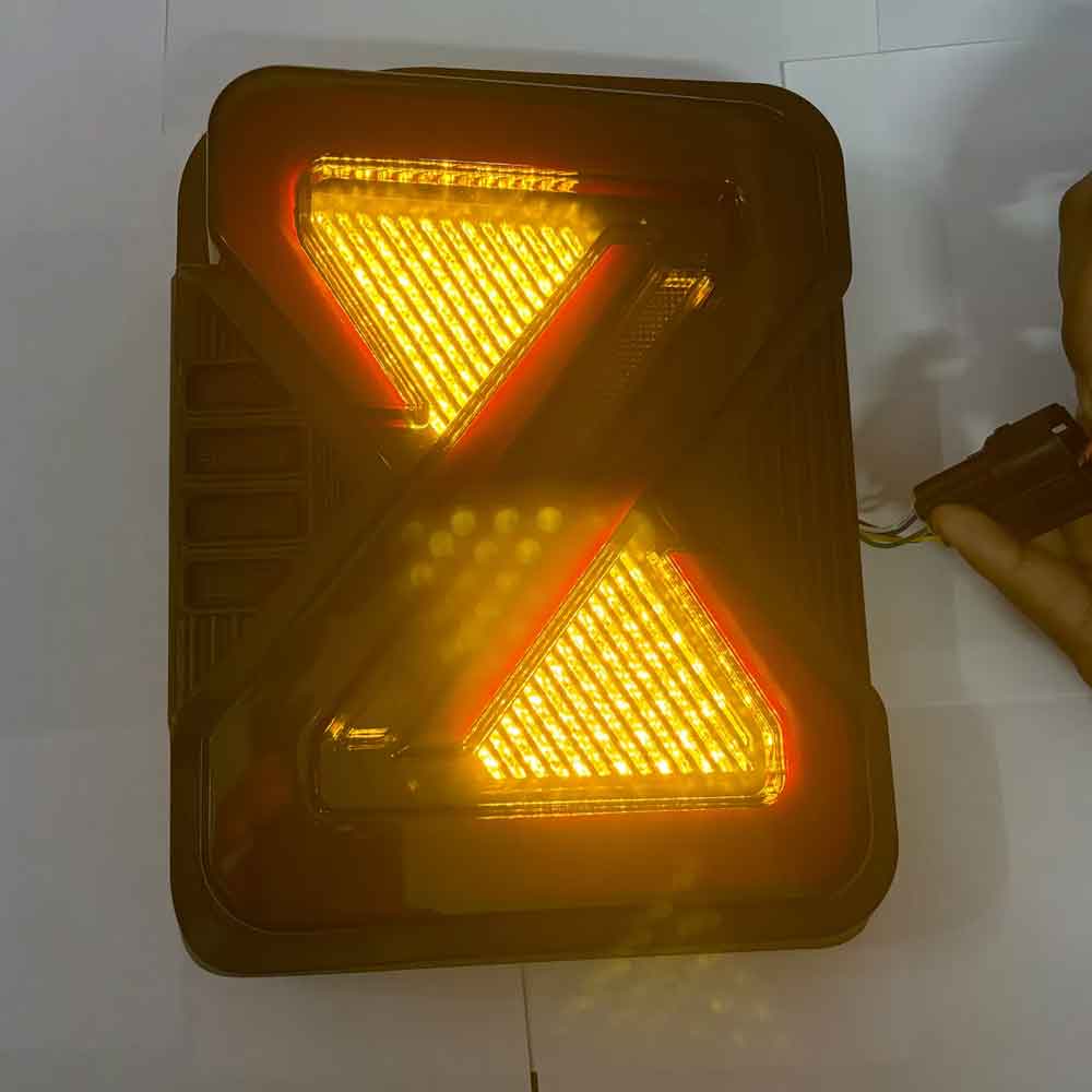 Infinity Design Modified Tail Lights for Mahindra Thar 2020 Onwards - Solid