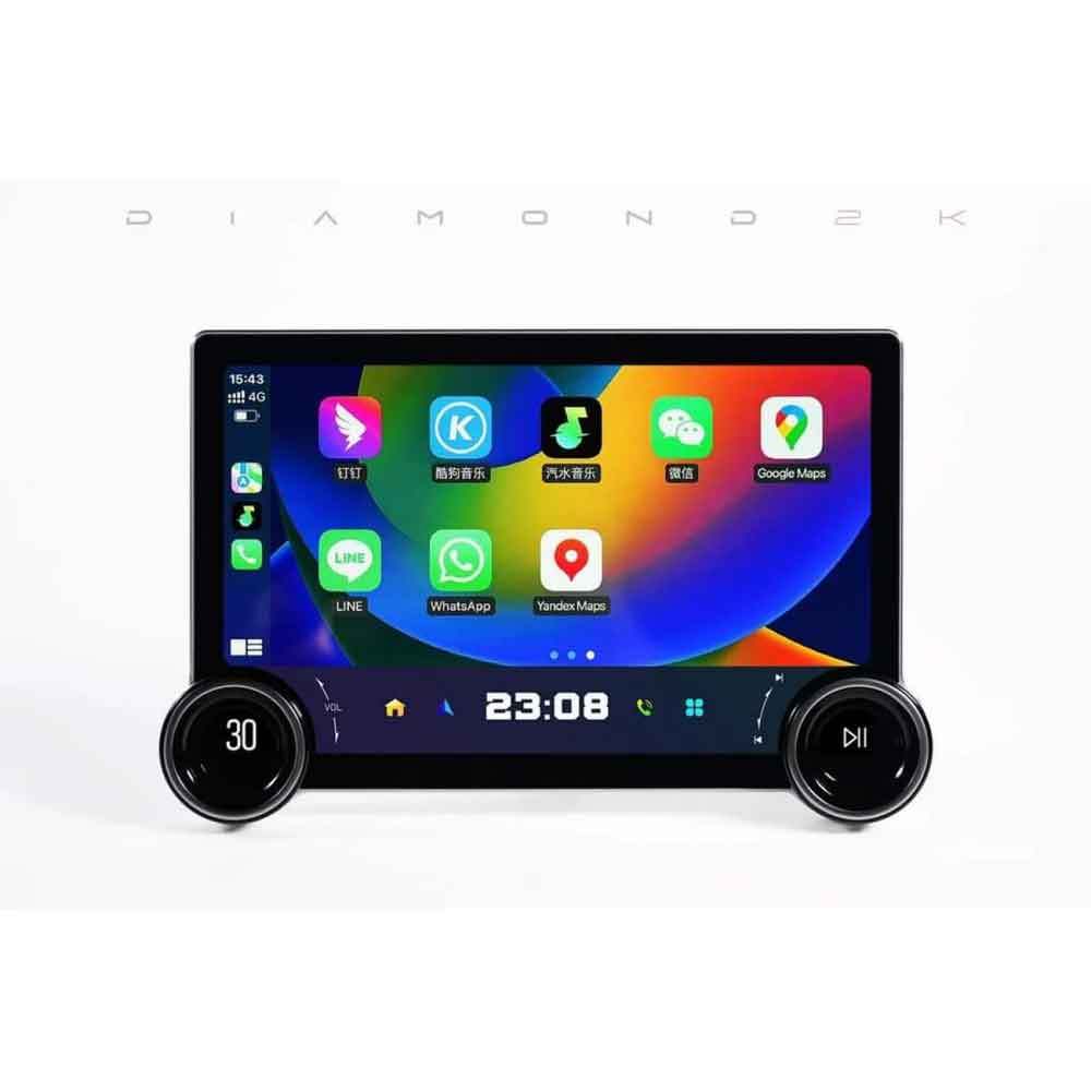 Diamond 2K Car Android Stereo Music System 10.1 Inch