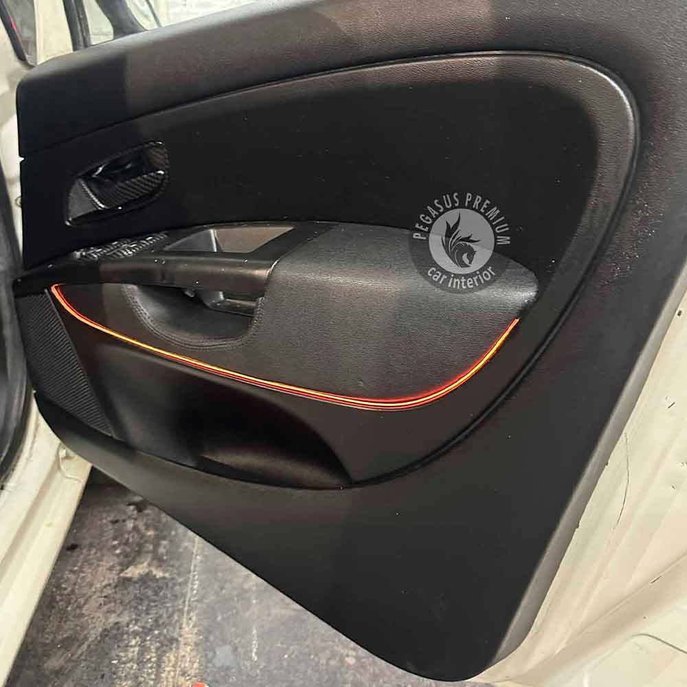 Fiat Punto Interior Modification in Black - Pegasus Premium