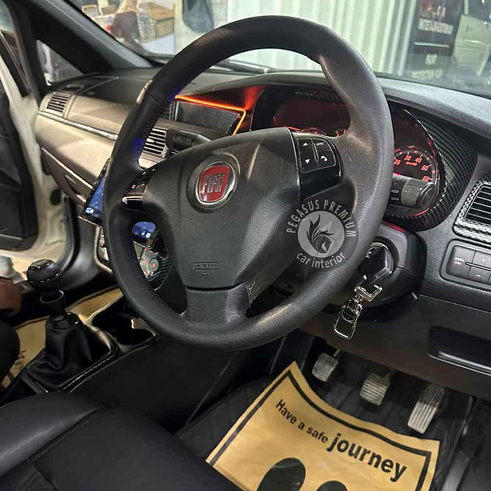 Fiat Punto Interior Modification in Black - Pegasus Premium