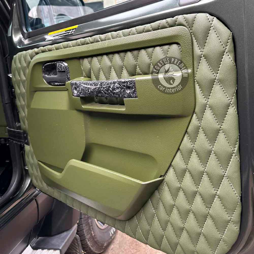 Force Gurkha Interior Modification in Forest Green - Pegasus Premium