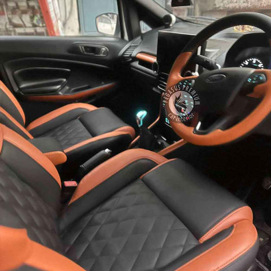 Ford Ecosport Interior Modification in Black & Tan - Pegasus Premium
