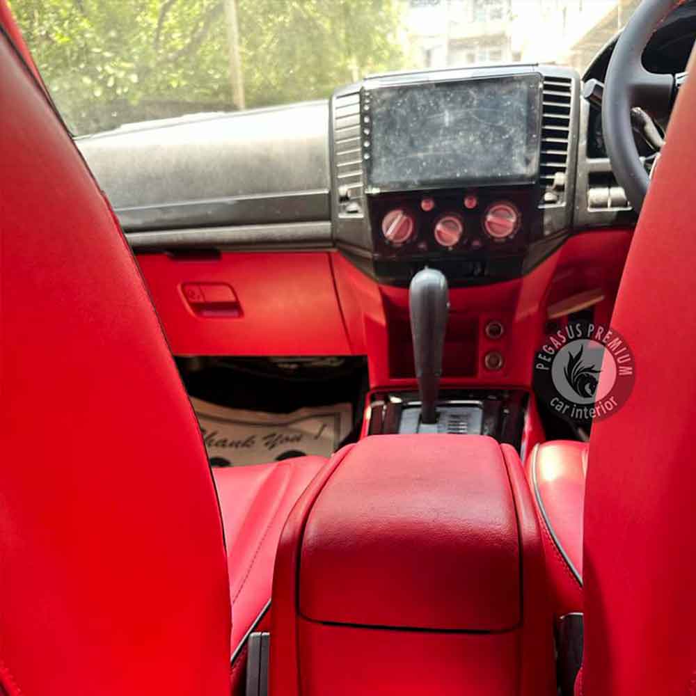 Ford Endeavour Interior Modification in Red - Pegasus Premium