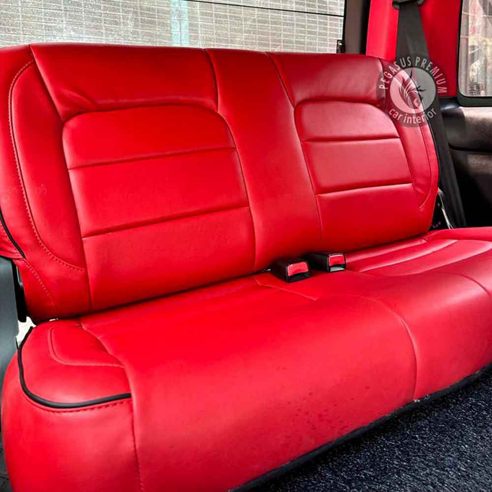 Ford Endeavour Interior Modification in Red - Pegasus Premium