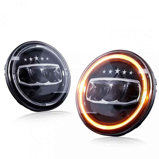 G-Wagon Design Modified Headlight for Mahindra Thar 2020 Onwards