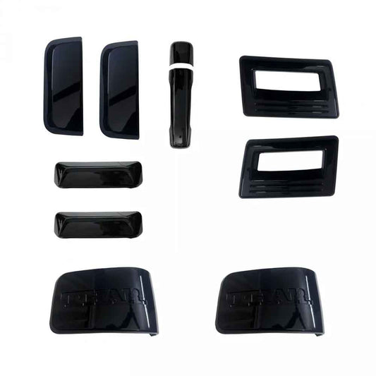 Glossy Black Body Styling Combo Kit for Mahindra Thar Roxx 2024 Onwards
