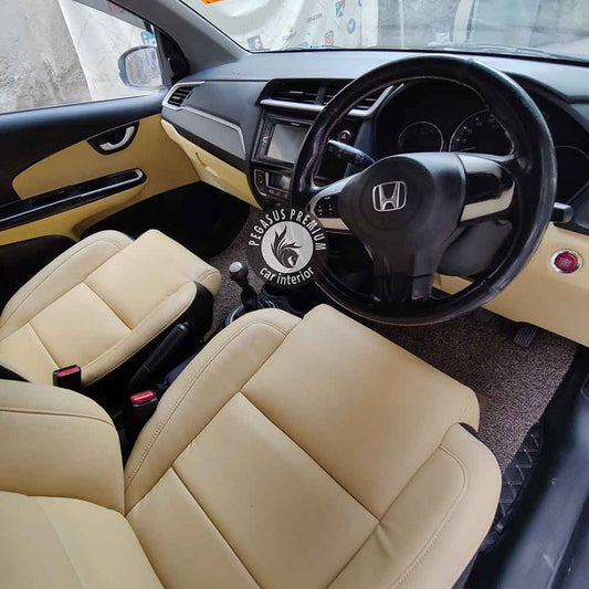 Honda BRV Interior Modification in Beigh & Black - Pegasus Premium