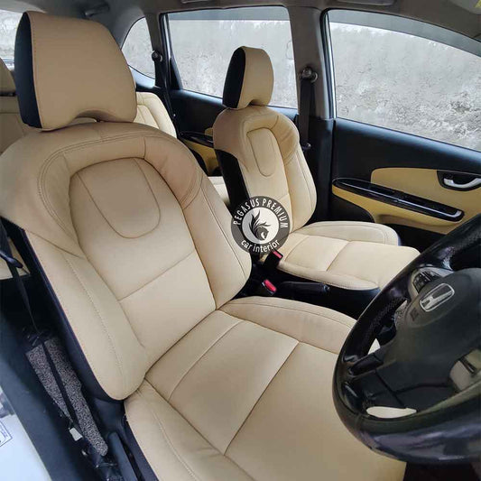 Honda BRV Interior Modification in Beigh & Black - Pegasus Premium