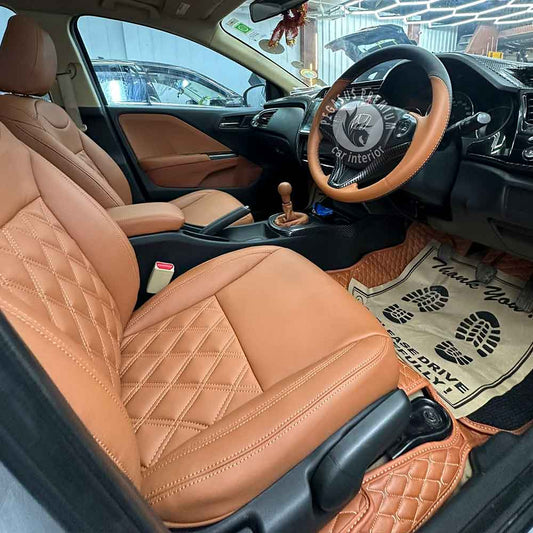 Honda Civic Interior Modification in Tan - Pegasus Premium