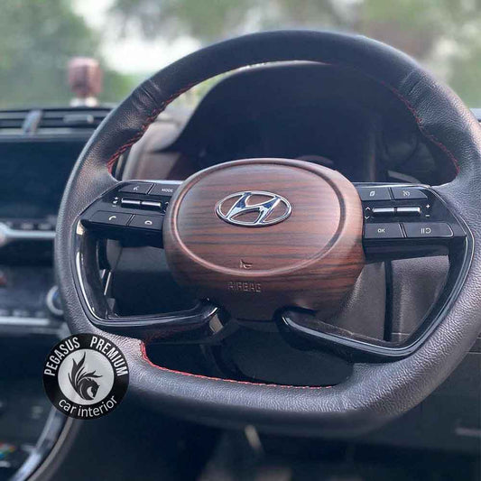 Hyundai Alcazar Interior Modification in Black - Pegasus Premium
