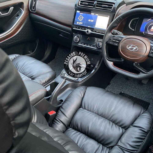 Hyundai Alcazar Interior Modification in Black - Pegasus Premium