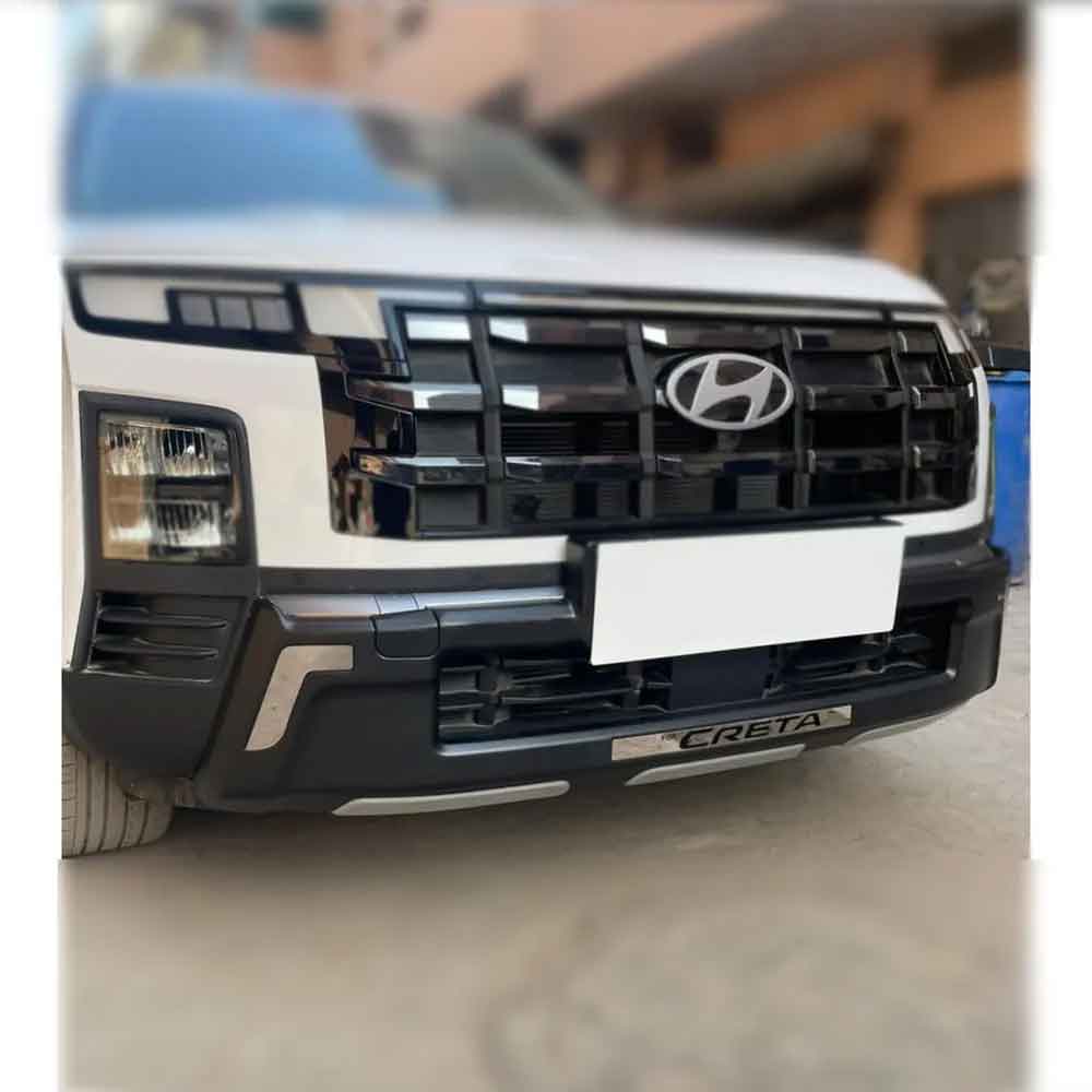 Hyundai Creta 2024 Front and Rear Bumper Guards – Car Shala