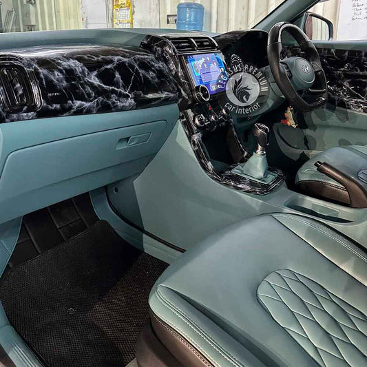 Hyundai Creta Interior Modification in Blue & Black - Pegasus Premium