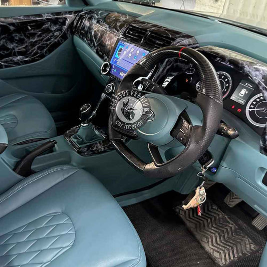 Hyundai Creta Interior Modification in Blue & Black - Pegasus Premium