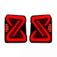 Infinity Design Modified Tail Lights for Mahindra Thar Roxx 2024 Onwards - Solid