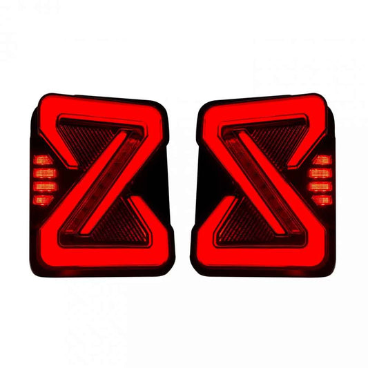 Infinity Design Modified Tail Lights for Mahindra Thar Roxx 2024 Onwards - Solid