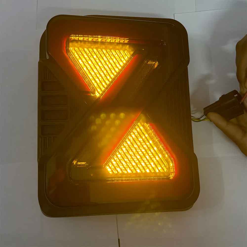 Infinity Design Modified Tail Lights for Mahindra Thar Roxx 2024 Onwards - Solid