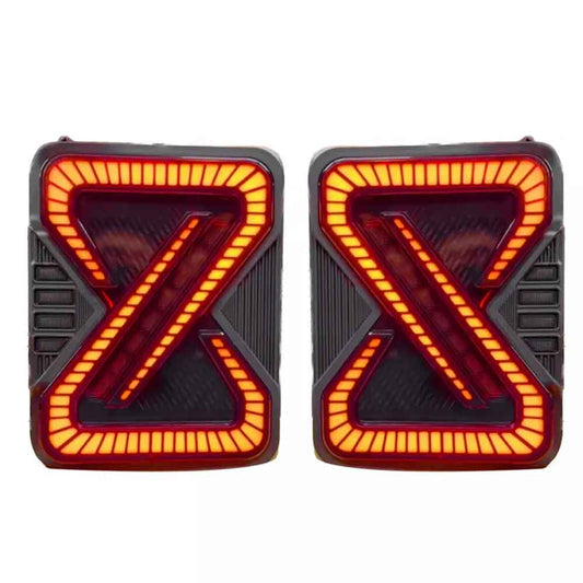 Infinity Design Tail Lights for Mahindra Thar Roxx 2024 Onwards - Cut Design