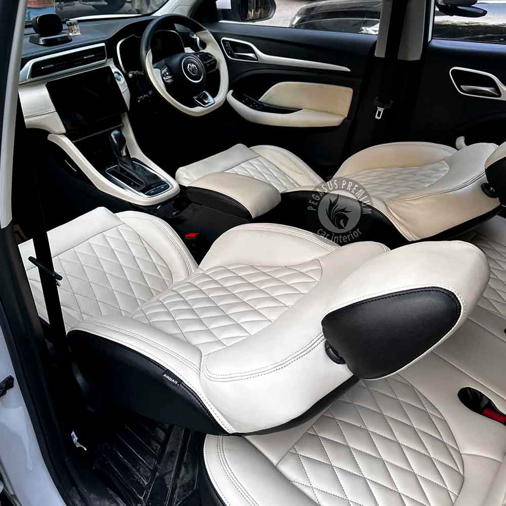 MG Astor Interior Modification in Black & Grey - Pegasus Premium