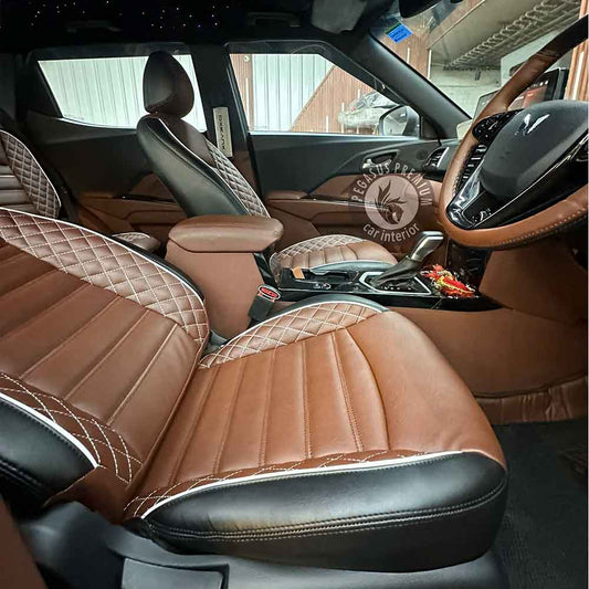 Mahindra 3XO Interior Modification in Brown & Black - Pegasus Premium