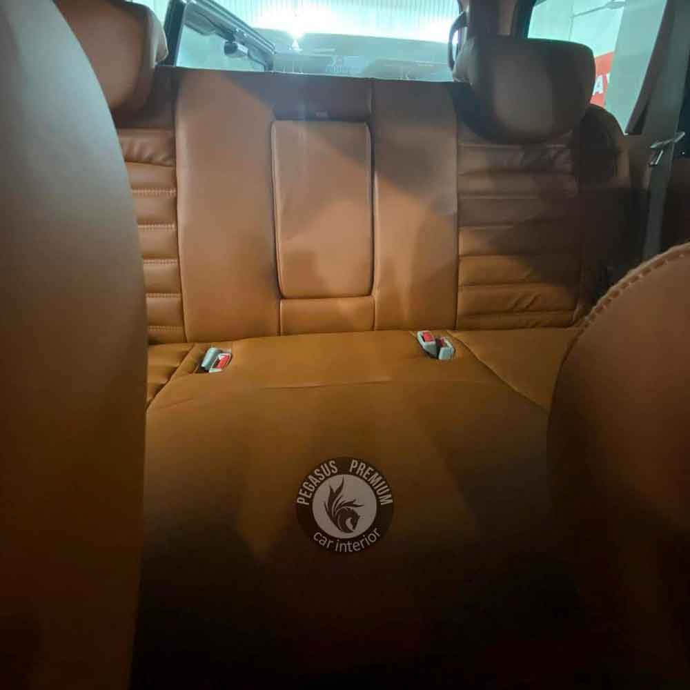 Mahindra Scorpio Interior Modification in Tan - Pegasus Premium