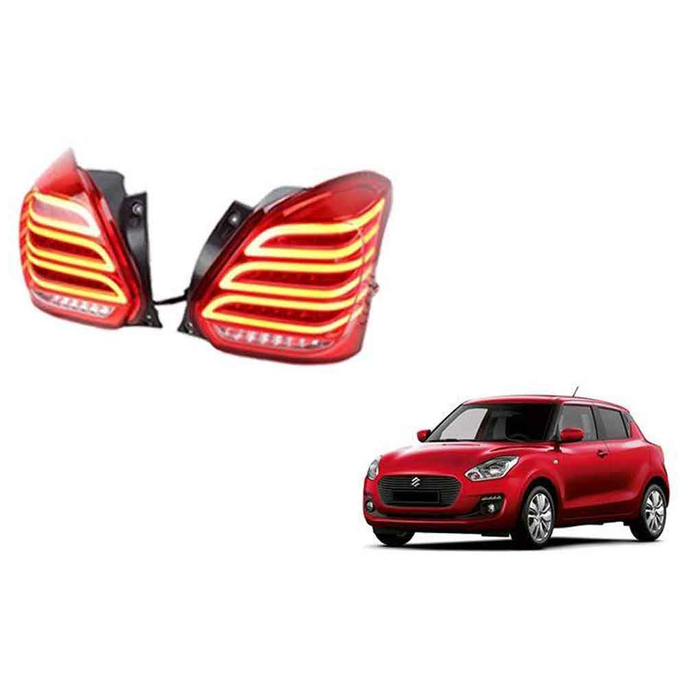 Maruti Suzuki Swift 2020 LED Taillights with Mercedes Style