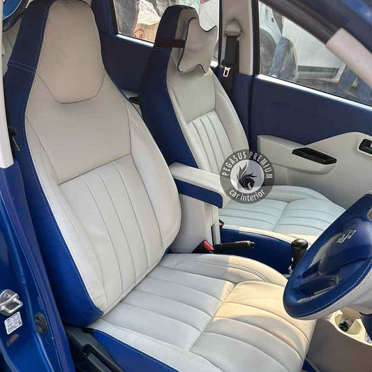 Maruti Suzuki Alto Interior Modification in White & Blue  - Pegasus Premium