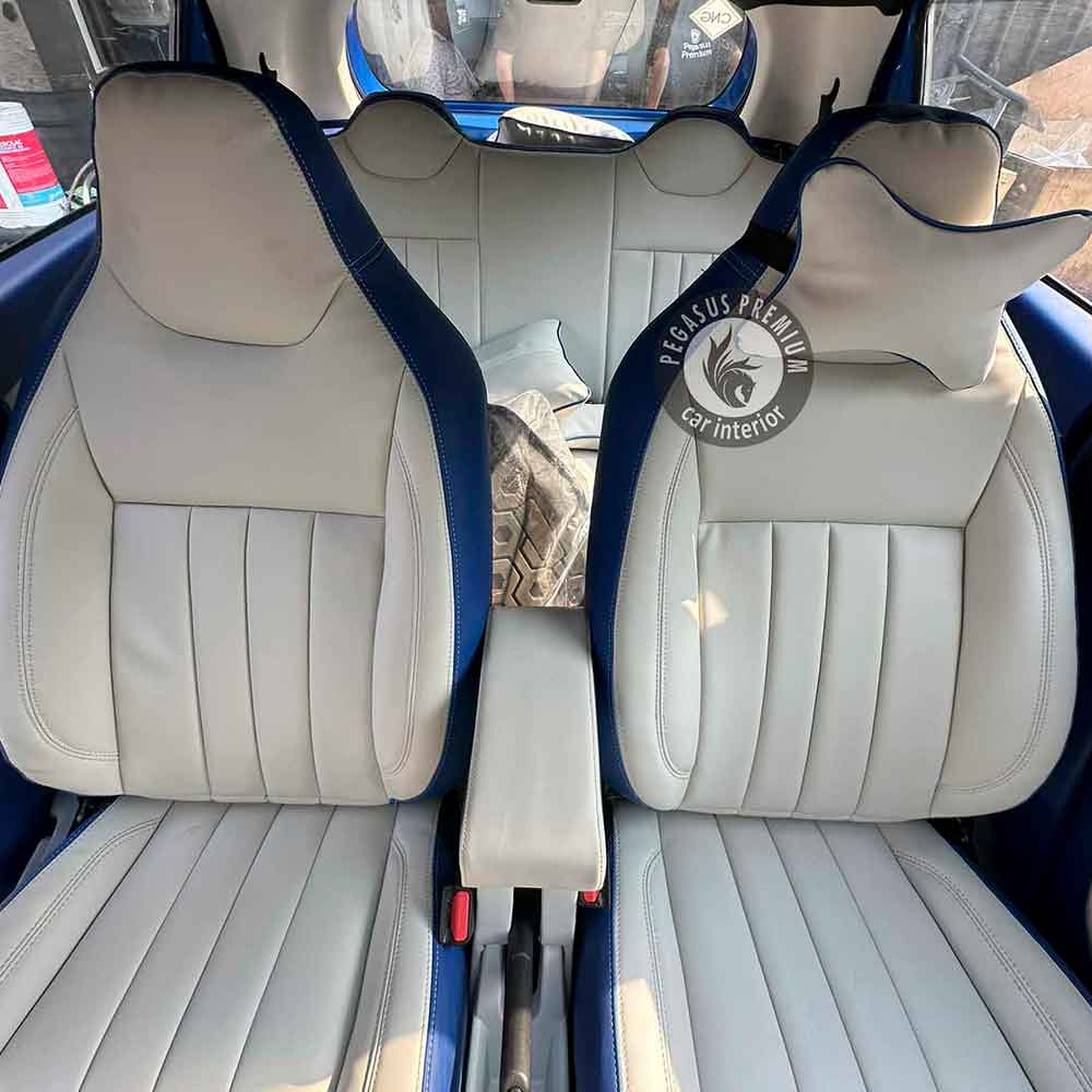 Maruti Suzuki Alto Interior Modification in White & Blue  - Pegasus Premium