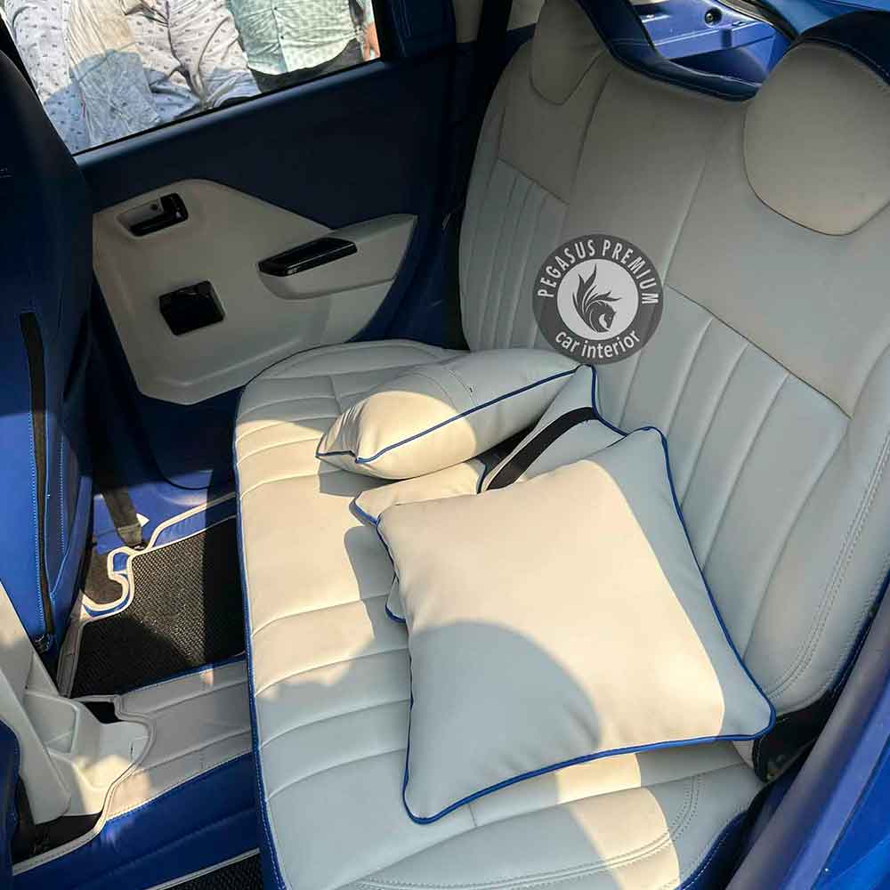 Maruti Suzuki Alto Interior Modification in White & Blue  - Pegasus Premium