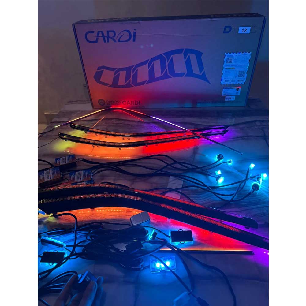 Maruti Suzuki Brezza Ambient Lighting | Cardi K6 Set Of 19 PCS