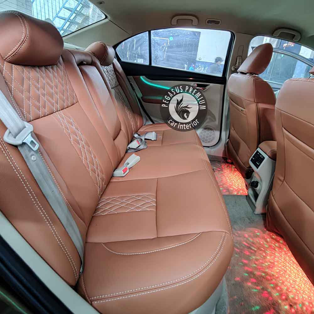 Maruti Suzuki Ciaz Interior Modification in Brown - Pegasus Premium