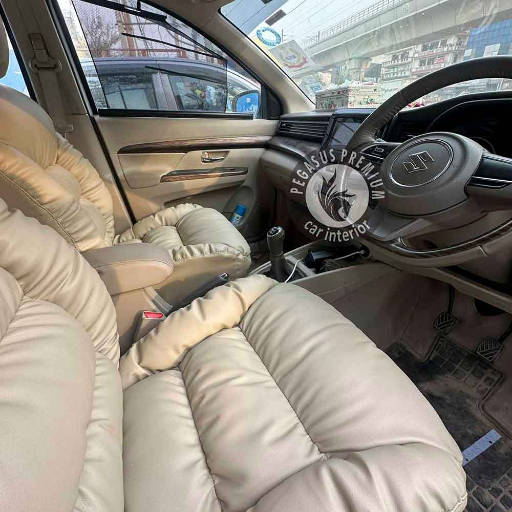 Maruti Suzuki Ertiga Interior Modification in Beige - Pegasus Premium