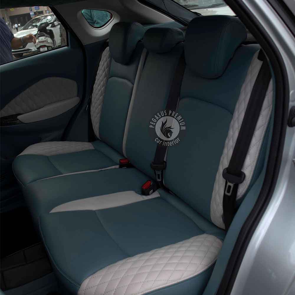 Maruti Suzuki Fronx Interior Modification in Blue & White - Pegasus Premium