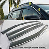 Car Window Door Visor & Rain Visor 4 Pcs. For 5 Seater