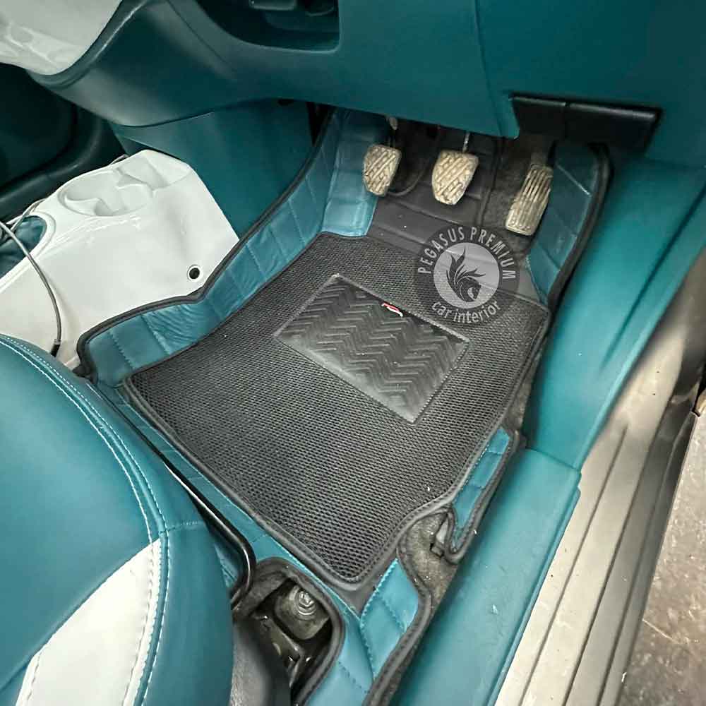 Renault Scala Interior Modification in Blue & White - Pegasus Premium