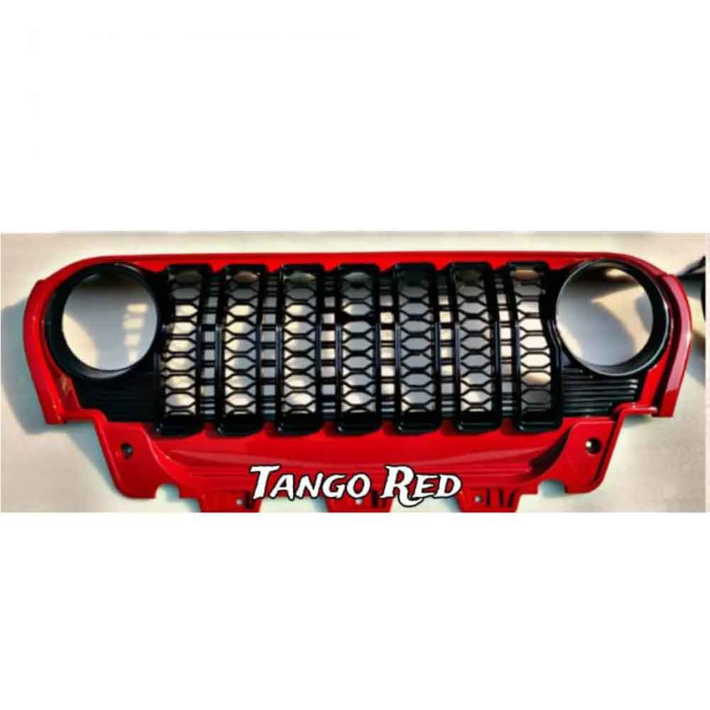 Rubicon Style Grill For Mahindra Thar Roxx 2024 Onwards - Battleship Grey