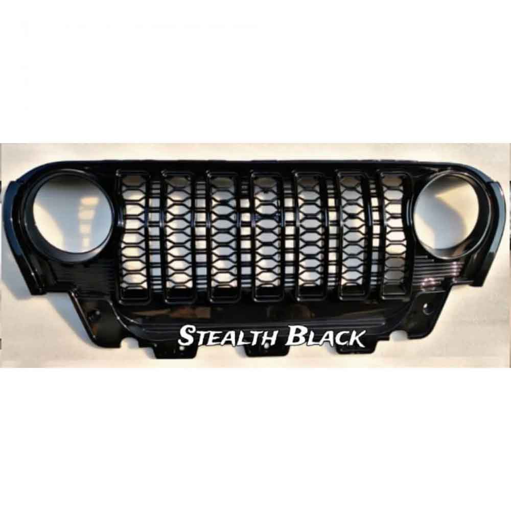 Rubicon Style Grill For Mahindra Thar Roxx 2024 Onwards - Battleship Grey