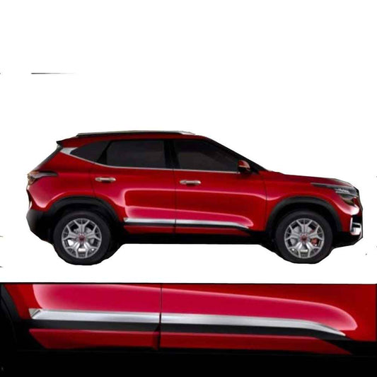Side Beading Chrome For Kia Seltos Set Of 4 2020 Onwards
