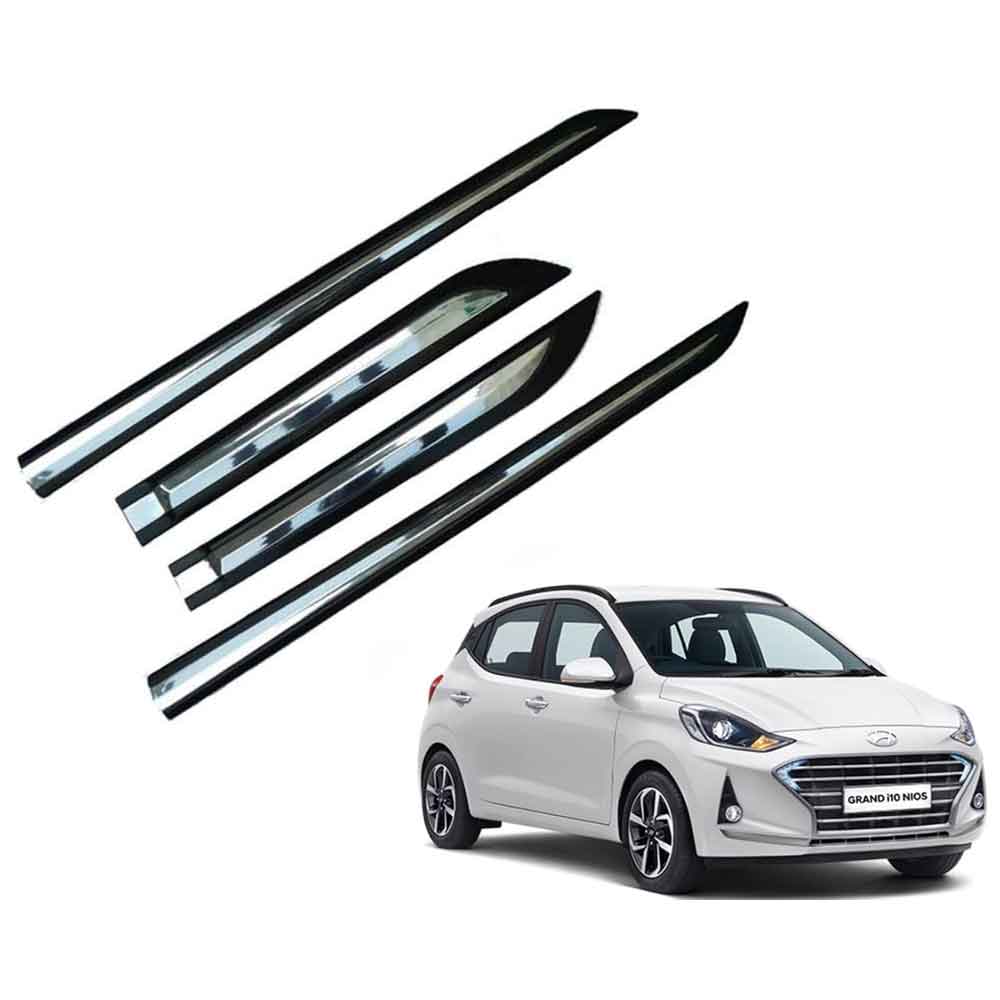 Side Beading Chrome For Grand i-10 Nios Set Of 4