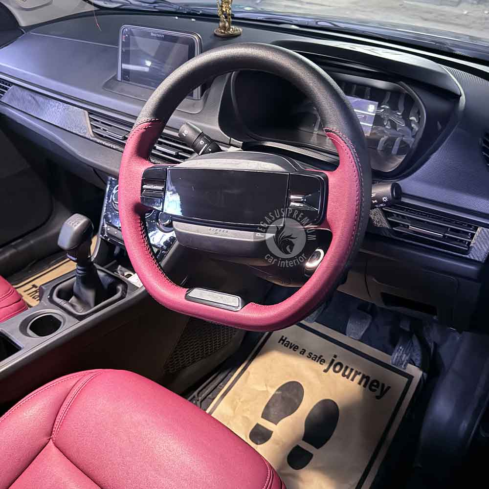 Tata Nexon Interior Modification in Cherry & Black - Pegasus Premium