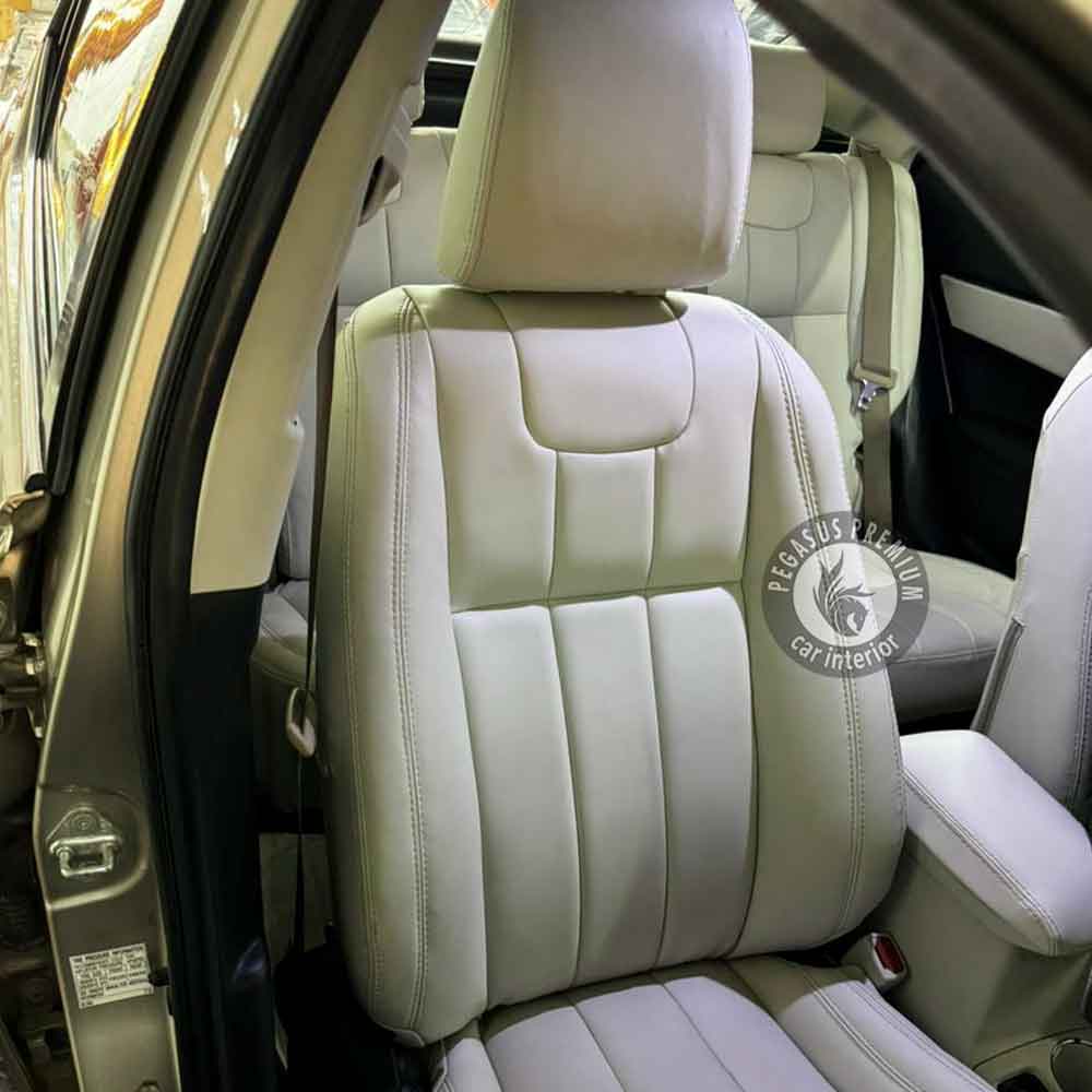 Toyota Corolla Altis Interior Modification in White - Pegasus Premium