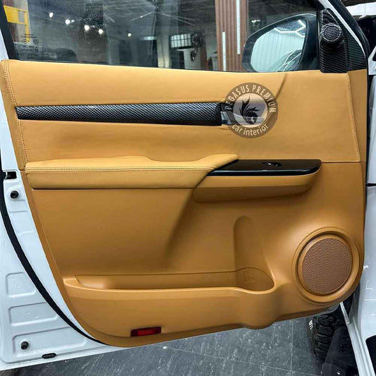 Toyota Hilux Interior Modification in Tan - Pegasus Premium